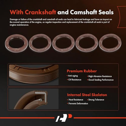 A-Premium Engine Timing Belt Kit Compatible with Toyota 3.4L