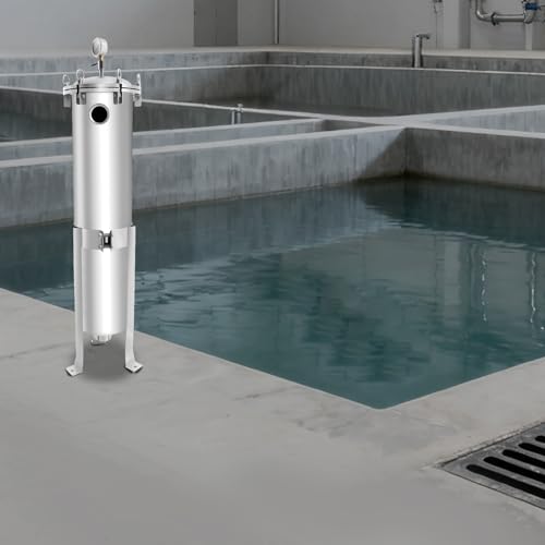 2" NPT #2 Bag Filter Housing, Heavy Duty 304 Stainless Steel 150 PSI Max, 30t/h Flow Rate - Industrial High-Pressure Filtration System (No.2) - size: No.2