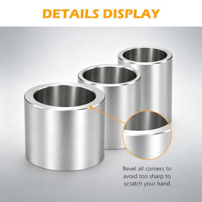 Aluminum Bench Grinder Reducing Bushing Arbor Adapter, 3/4" Thick, 3 Kits - style: 3/4" Thick-3 Piece