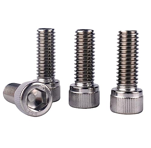 1/4-20 x 2 Allen Hex Socket Head Screw Bolt, 304 Stainless Steel 18-8, UNC Machine Full Thread, Pack of 20 - size: 1/4-20 x 2" (20 PCS)