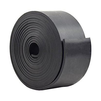 DEVNOL Neoprene Rubber Strip 1/8 (.125)" Thick X 2" Wide X 10'Long Grade 65A for Gasket, Surface Protection, Sealing - size: 1/8" x 2" x 10'