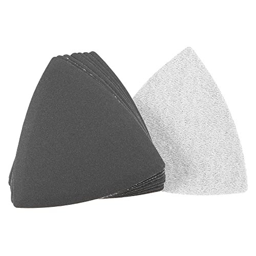 uxcell Triangular Sandpaper Hook and Loop Triangle Sanding Pad Fit 3-1/2" Oscillating Multi-Tool Silicon Carbide for Wet/Dry Use 600 Grit 8pcs - size: 600 Grit