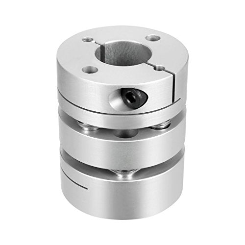 uxcell 10mmx19mm Clamp Tight Motor Shaft 2 Diaphragm Coupling Coupler - size: 10-19mm