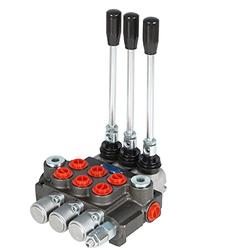 3 Spool 13GPM Hydraulic Directional Control Valve, 3600PSI