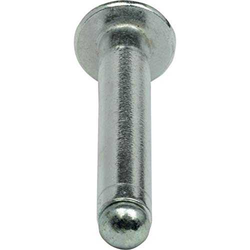 Fastenere Pop Rivets 3/16" x 1-1/8" (50 pcs) Aluminum Body Steel Mandrel, Heavy Duty, Open End, Low Carbon, Dome Head Blind Rivets, Corrosion Resistant & High Shear Strength, 6-18 Gap 1.001" - 1.125" - size: 3/16" x 1-1/8" (6-18) (50 Pack)
