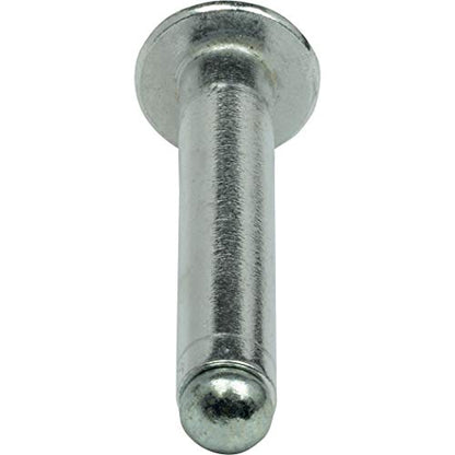 Fastenere Pop Rivets 3/16" x 1-1/8" (50 pcs) Aluminum Body Steel Mandrel, Heavy Duty, Open End, Low Carbon, Dome Head Blind Rivets, Corrosion Resistant & High Shear Strength, 6-18 Gap 1.001" - 1.125" - size: 3/16" x 1-1/8" (6-18) (50 Pack)