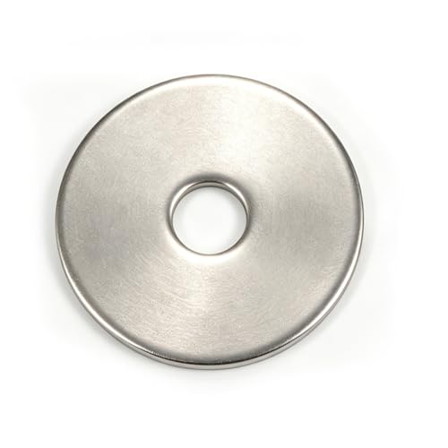 ZQZ 1/4 x 1-1/4" Stainless Steel Fender Washers, 55PCS Flat Washer 1-1/4"OD - size: S-1/4" x 1-1/4"-55 Pieces