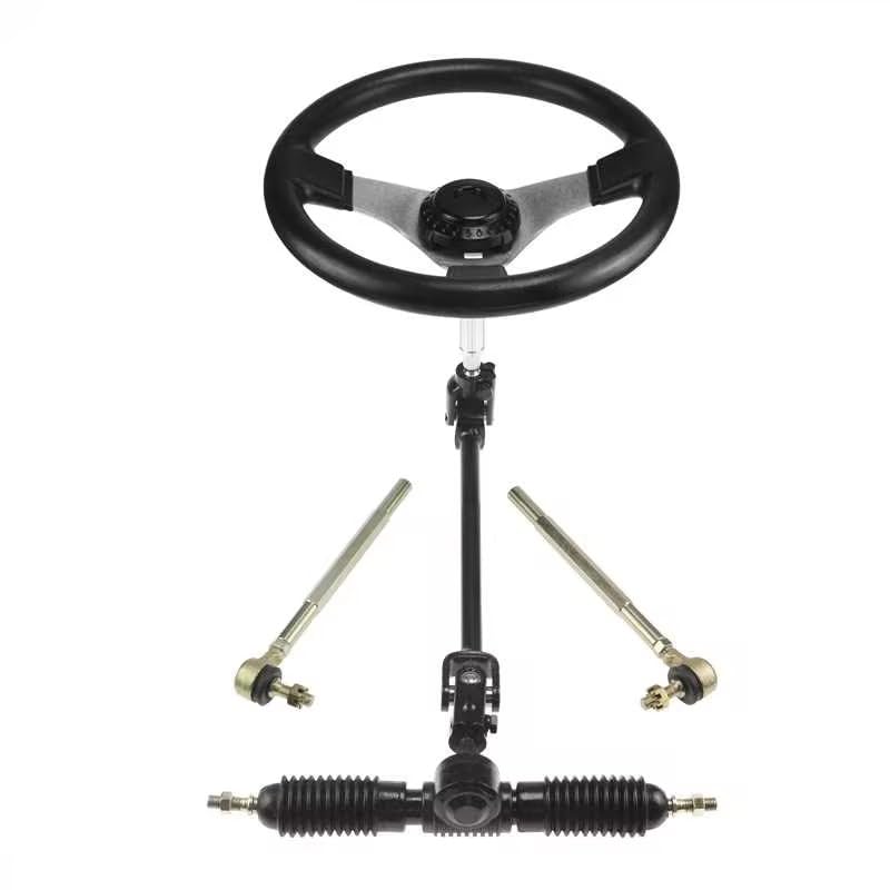 PRO BAT 300mm/11.8'' Steering Wheel Kit & 320mm/12.6'' Gear Rack Pinion - size: 11.8'' Steering Wheel 12.6'' Gear Rack Pinion Kit