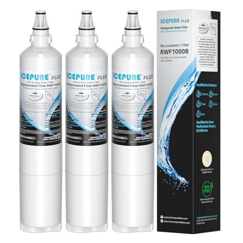 ICEPURE PLUS 5231JA2006A NSF/ANSI 53 & 42 Certified Water Filter,3PACK - style: Lead & Contaminant Reduction