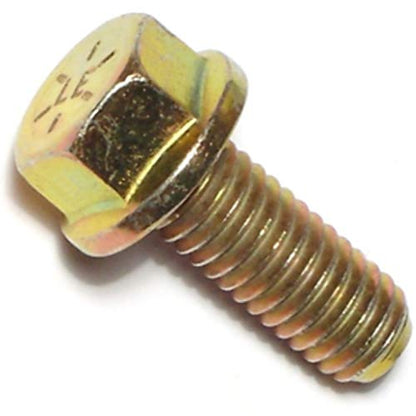 Hard-to-Find Fastener 014973240226 Grade 8 Coarse Hex Flange Bolts, 3/8-16 x 1, Piece-50 - size: 3/8-16 x 1"