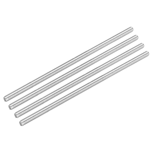MECCANIXITY Fully Threaded Rod 1/4"-20 UNC Thread Pitch 304 Stainless Steel Right Hand Threaded Rods Bar Studs,12 inch 4 Pack - size: 1/4"-20 UNC x 12 inch