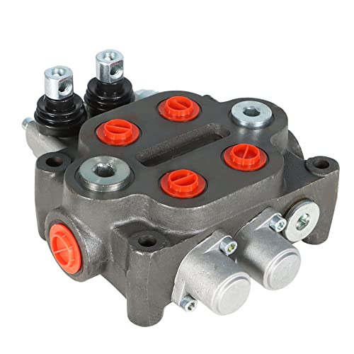 kimllier Hydraulic Directional Control Valve 2 Spool 25GPM 3000PSI