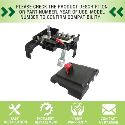 Battery Distribution Fuse Block Fuse Box with Upper Cover Compatible with 2017-2019 Chevrolet Chevy Silverado GMC Sierra Replaces 84354721 84043745 84180633 - style: 84354721 Fuse Block with Cover