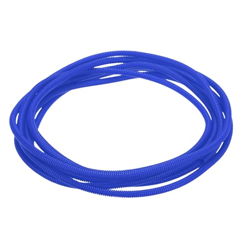 MECCANIXITY Plastic Split Wire Loom Tubing 1/4"(6.5mm) ID 20FT(6m), Blue - color: Blue, size: 1/4"(6.5mm) ID x 20FT(6m)
