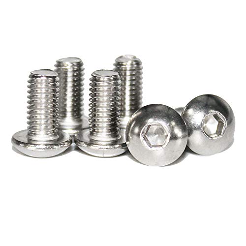 Fullerkreg M6-1.0 x 30 mm Button Head Socket Cap Screws - size: M6 x 30mm