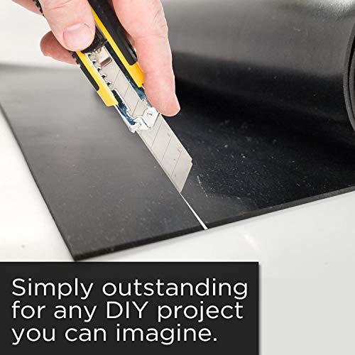 Rubber Sheet Warehouse .500" (1/2") Thick x 2" Wide x 30' long -Neoprene Rubber Strip Commercial Grade 65A, Smooth Finish, Solid Rubber, Perfect for Weather Stripping, Gasket, Costume & DIY Projects … - size: 2" wide x 30' ft long, style: .500" (1/2") Thi