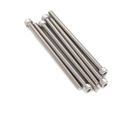 10pcs M4 x 150mm - 0.7mm Pitch Hex Socket Cap Bolts Screws 304 Stainless Steel - size: M4x150mm 10pcs