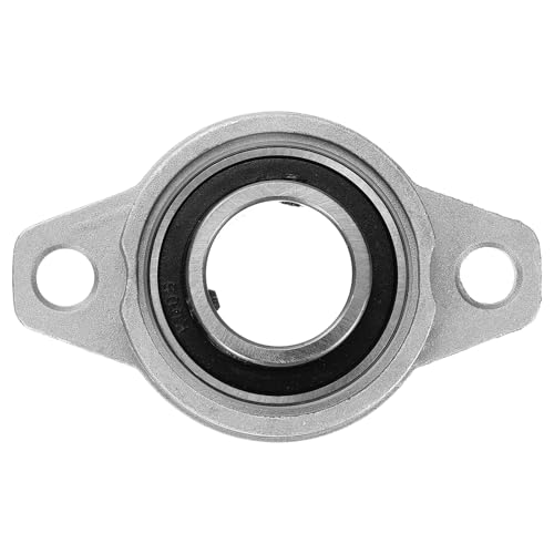 uxcell 2pcs KFL005 Pillow Block Bearings 25mm Bore Bearing Units Zinc Alloy Flange Mounted Bearing Housing, P6(ABEC3) - size: KFL005