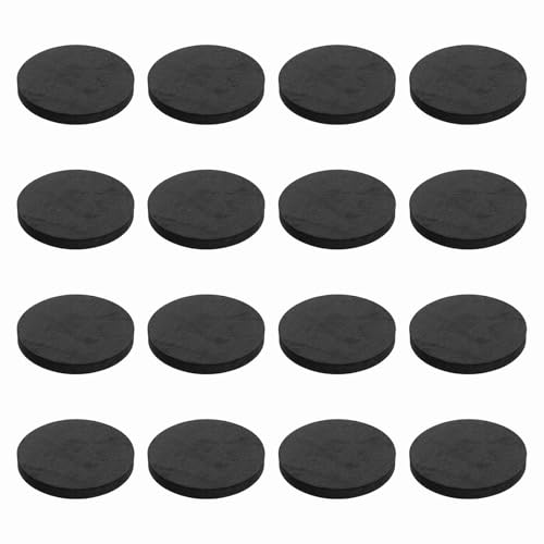 MECCANIXITY Single Sided Speaker Isolation Pads 70mmx8mm Round Black - size: 70mmx8mm