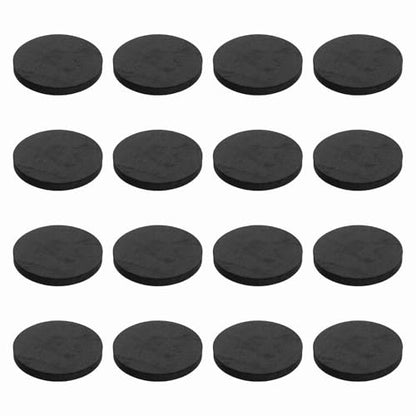 MECCANIXITY Single Sided Speaker Isolation Pads 70mmx8mm Round Black - size: 70mmx8mm