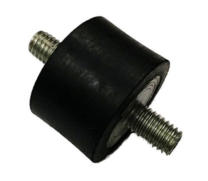 Herco 5161858 VM441 Round Double Stud Black Rubber Vibration Mount (1" x 1")