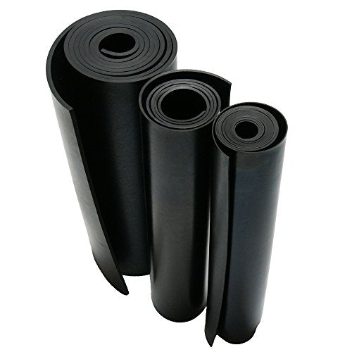Rubber-Cal - Neoprene - Commercial Grade - 60A - Rubber Sheet - 1/16" Thick x 3ft Width x 10ft Length - size: 1/16" x 3ft x 10ft