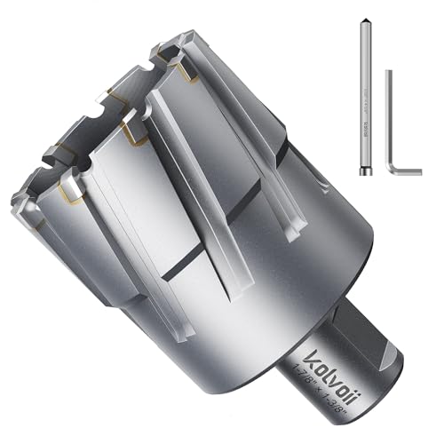 Kolvoii TCT Annular Cutter 1‑7/8" Diameter x 1‑3/8" Depth, Mag Drill Bit - size: 1-7/8" x 1-3/8"