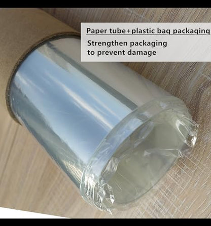 Transparent Blank Mylar Stencil Sheets for Cutting, 12" x 16" 6 mil/0.15mm Thick 12 Sheets .Gift, Acetate Template Material, Craft Plastic Sheets (12×16” /6 mil)