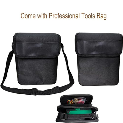 Professional Digital Earth Ground Tester Kit - 2000Ω Resistance & 30V AC Voltage Meter | 3-Wire & Simplified Testing, IP54, LCD, Battery Indicator - for Electricians, Industrial Uses