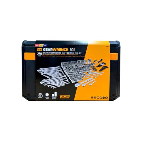 GEARWRENCH 239 Pc. BMC Mechanics Tool Set 1/4, 3/8, 1/2 - 80942 - size: 239 Pc