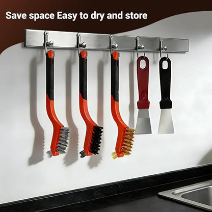 6 Pieces Nylon Brushes Set, Nylon Bristles - color: Nylon