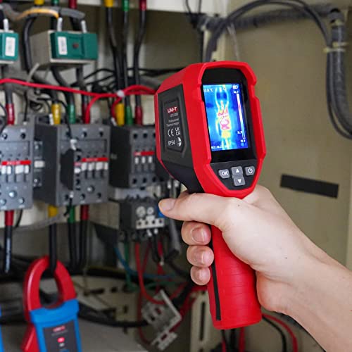 UNI-T UTi120S Infrared Thermal Camera 120x90 IR Resolution Handheld Thermal Imaging Camera 10800 Pixels,Thermal Imager,2 Meter Drop Durability IP54 Rechargeable 16GB MicroSD - size: UTi120S