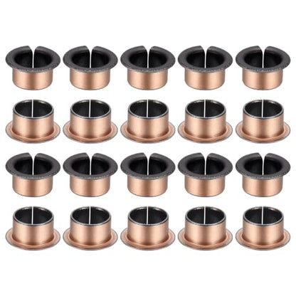 uxcell 40Pcs Flanged Sleeve Bearing, 13mm Bore x 15mm OD x 10mm Length - size: 13×15×10mm
