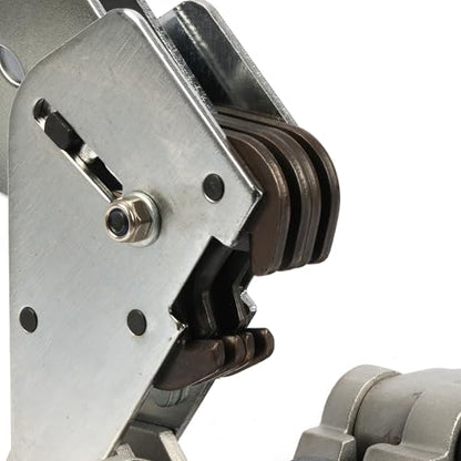 U.S. Solid 3-in-1 Manual Strapping Tool for 1/2 in (13 mm) PP Banding, Tensioner, Steel Seal Crimper and Cutter for Cartons, Pallets, Shipping and Warehouse Packaging