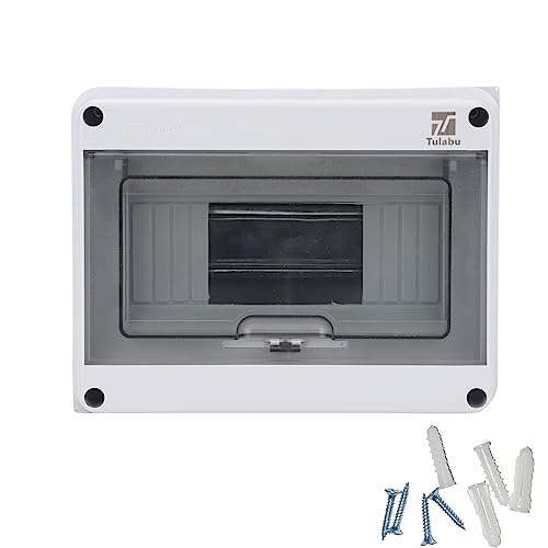 8 Way Circuit Breaker Box, IP65 Waterproof, for Indoor and Outdoor - style: 8 WAY-7.9*6.1*3.7Inch
