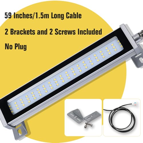 16W CNC LED Machine Tube Light IP67 AC110-220V 1440lm 6400K