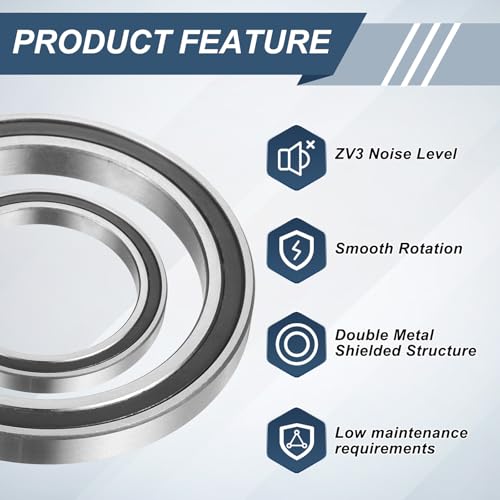 uxcell 8Pcs 686ZZ 6mmx13mmx5mm Deep Groove Ball Bearings ABEC5 - size: 686ZZ 6mmx13mmx5mm