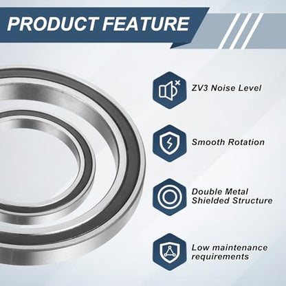 uxcell 8Pcs 686ZZ 6mmx13mmx5mm Deep Groove Ball Bearings ABEC5 - size: 686ZZ 6mmx13mmx5mm