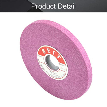 Utoolmart Bench Grinding Wheels Chrome Corundum 60Grit for Surface Grinding 1pcs - size: 60#