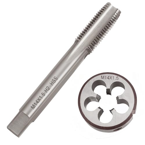 M14 x 1.5 Metric Thread Tap and Die Set - size: M14x1.5