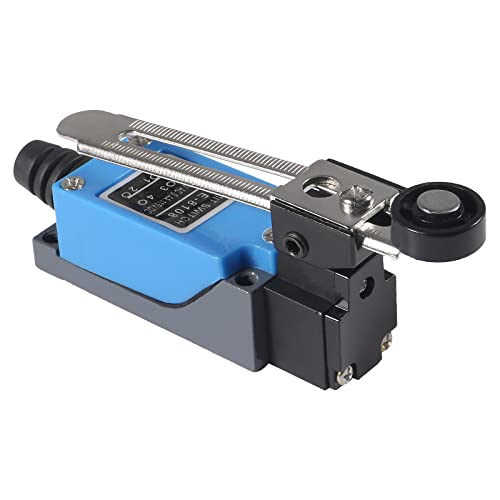 5pcs ME-8108 Limit Switch Adjustable Roller Lever Arm Momentary Limit Switch NC-NO for CNC Mill Laser Plasma 3D Printer Door Switch - color: 5pcs