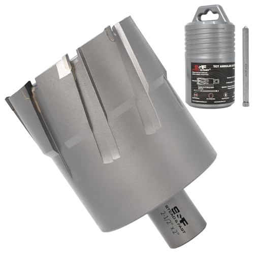S&F STEAD & FAST Carbide Tipped Annular Cutter, Diameter 2-1/2”, DOC 2” - size: 2-1/2 x 2''