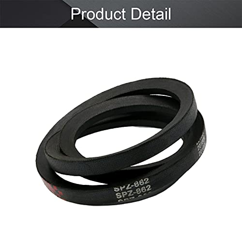 Othmro SPZ1362 Drive V Belt Inner Girth Industrial Power Rubber Transmission Belt Mower Belt Drive for Replacement Upper Transmission Triangle Rubber Lawn Industry Deck :1362mm/53.62"1Pcs - size: SPZ1362