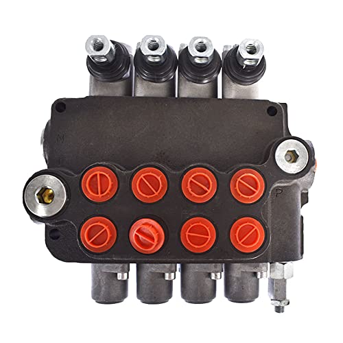 waltyotur 4 Spool 21GPM 3600 PSI Hydraulic Directional Control Valve SAE