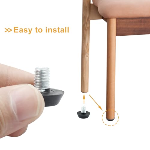 8 Pcs Furniture Levelers M8 x 11mm Table Leg Levelers - size: M8 x 11mm