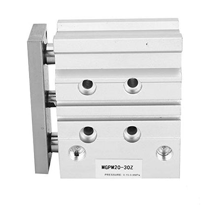 MGPM20X30 Double Acting Air Cylinder 20mm Bore 20-100mm Stroke Aluminum Pneumatic Cylinder