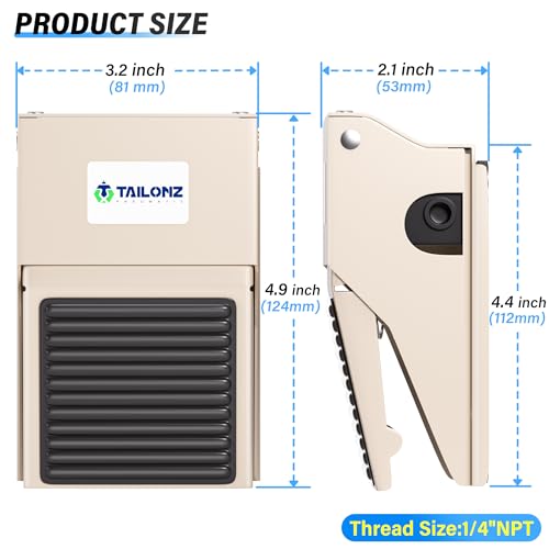 TAILONZ 1/4"NPT Pneumatic Foot Pedal Valve 4 Way 2 Position FV420 - size: 4 Way 2 Position
