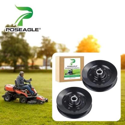 2 Pack 756-04325 Idler Pulley for Craftsman LT2000 T110 R110 Mower - size: 2x756-04325