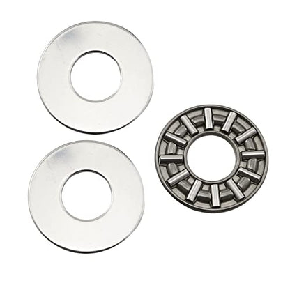 2 Sets AXK1024 Thrust Needle Roller Bearings with Washers 10mm Bore 24mm OD 4mm Width (2 x Bearings + 4 x Washers) - size: AXK1024