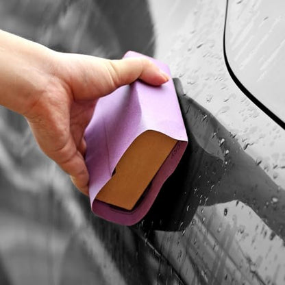 POLIWELL 600 Grit Sanding Sheets 20 PCS 9 x 11 Inch Purple Alumina - style: 600Girt